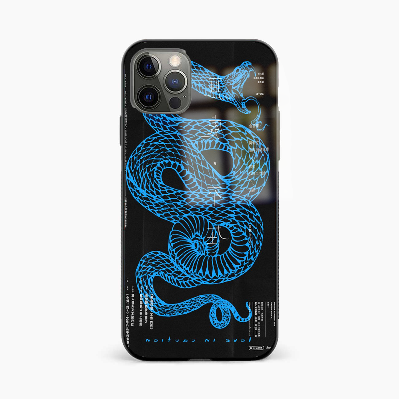 Dragon Abstract Glass Phone Case Cover - Aesthetic Phone Covers - Culltique