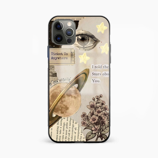 Ticket Vintage Glass Phone Case Cover - Aesthetic Phone Covers - Culltique