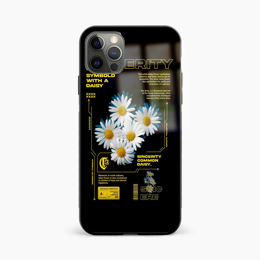 Flowers Abstract Glass Phone Case - Aesthetic Phone Covers - Culltique