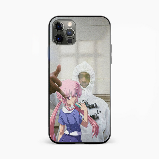 Yuno Gasai Anime Glass Phone Case Cover - Aesthetic Phone Covers - Culltique