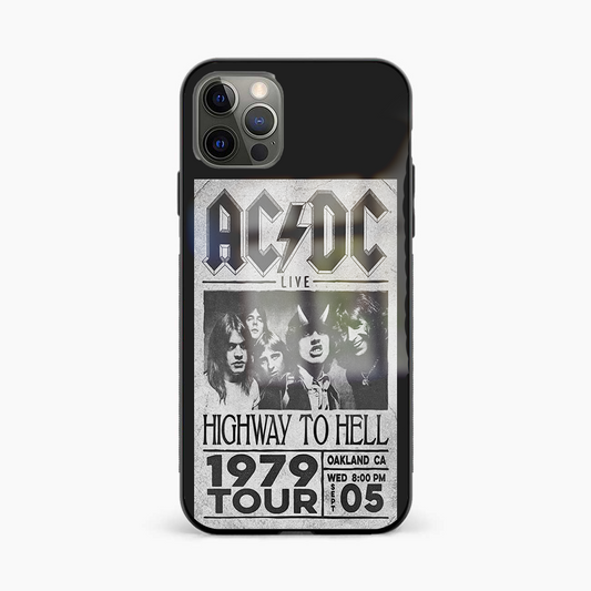 AC DC Spotify Glass Phone Case Cover - Aesthetic Phone Covers - Culltique