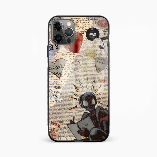 Spider-Man Vintage Glass Phone Case Cover - Aesthetic Phone Covers - Culltique