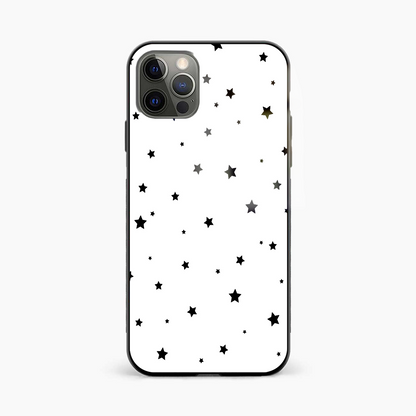 Minimal Stars Abstract Glass Phone Case - Aesthetic Phone Covers - Culltique