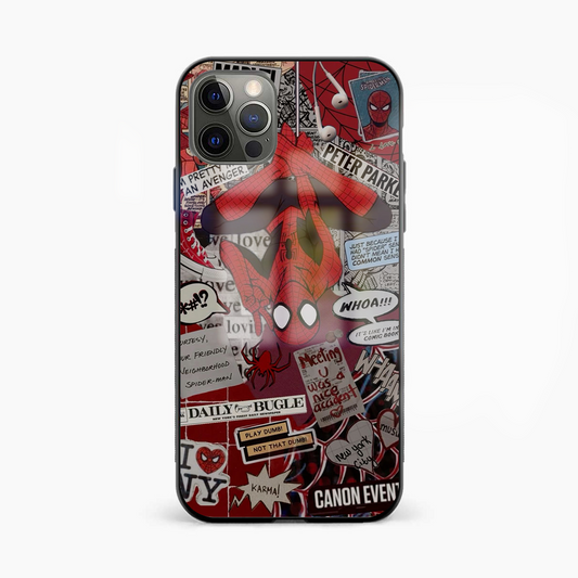Spider-Man Aesthetic Glass Phone Case Cover - Aesthetic Phone Covers - Culltique