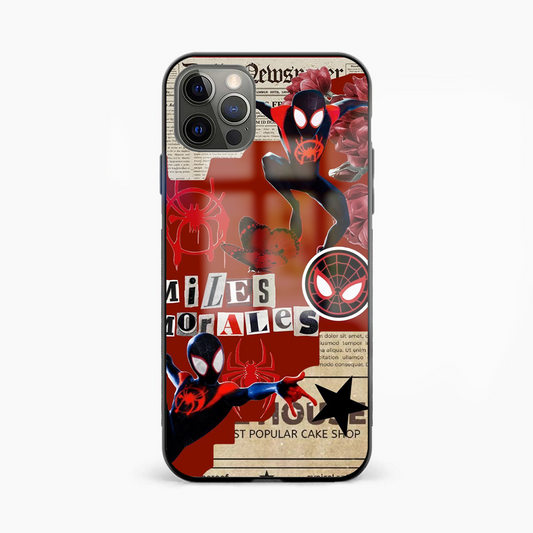 Miles Morales Pop Culture Glass Phone Case Cover - Aesthetic Phone Covers - Culltique