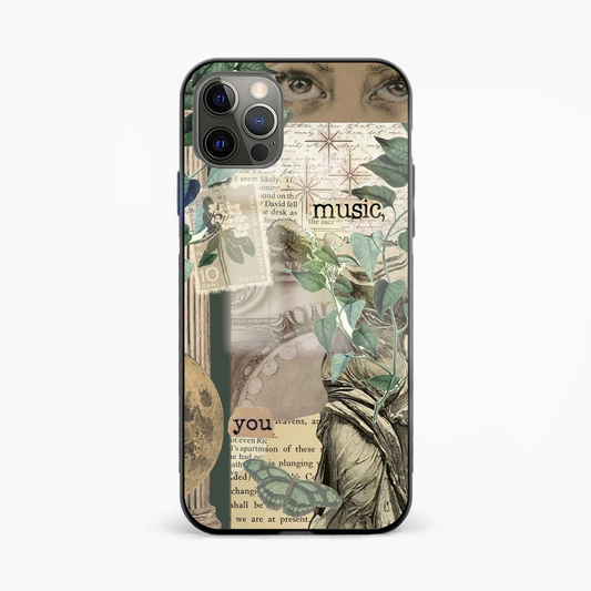 Music Vintage Glass Phone Case Cover - Aesthetic Phone Covers - Culltique