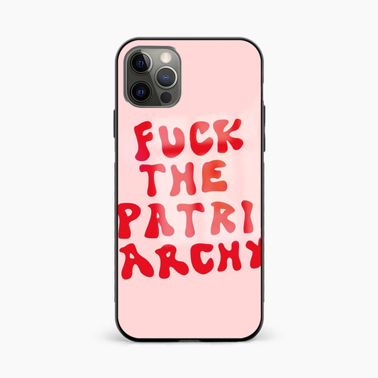 F The Patriarchy Y2K Glass Phone Case Cover - Aesthetic Phone Covers - Culltique