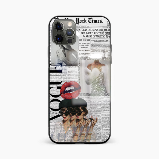 Vogue Y2K Glass Phone Case Cover - Aesthetic Phone Covers - Culltique
