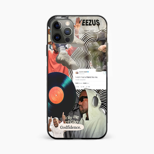 Kanye West Pop Culture Glass Phone Case Cover - Aesthetic Phone Covers - Culltique
