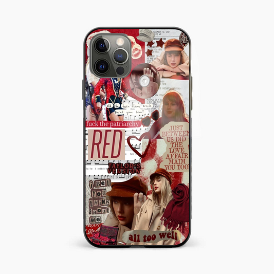 Taylor Swift Red Aesthetic Pop Culture Glass Phone Case - Aesthetic Phone Covers - Culltique