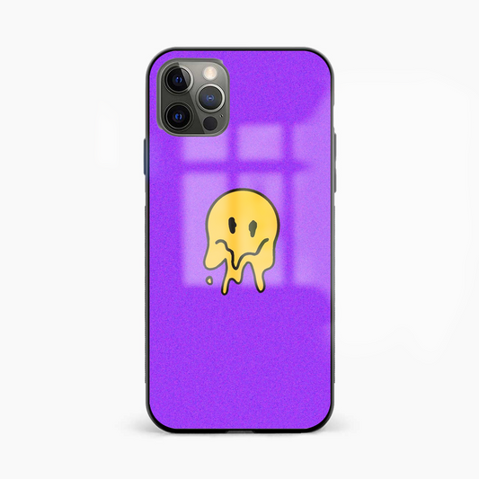 Melting Smile Abstract Glass Phone Case Cover - Aesthetic Phone Covers - Culltique