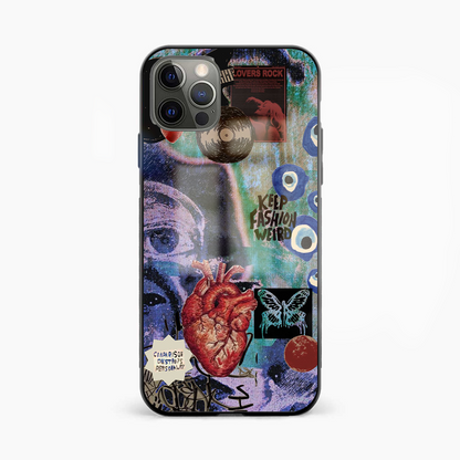 Fashion Artwork Abstract Glass Phone Case Cover - Aesthetic Phone Covers - Culltique
