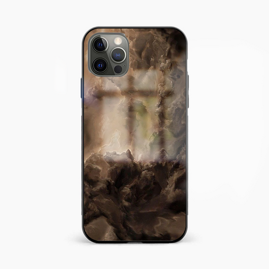 Cloudy Abstract Glass Phone Case Cover - Aesthetic Phone Covers - Culltique