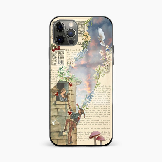 Rapunzel Vintage Glass Phone Case Cover - Aesthetic Phone Covers - Culltique