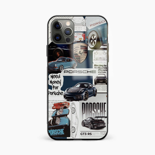 Porsche Aesthetic Pop Culture Glass Phone Case - Aesthetic Phone Covers - Culltique