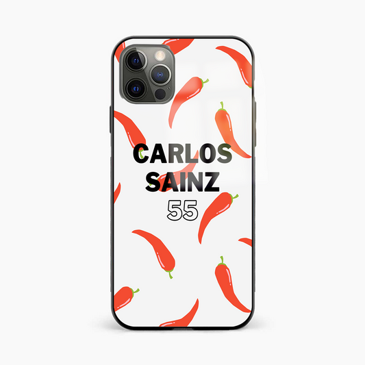 F1 Carlos Sainz Pop Culture Glass Phone Case - Aesthetic Phone Covers - Culltique