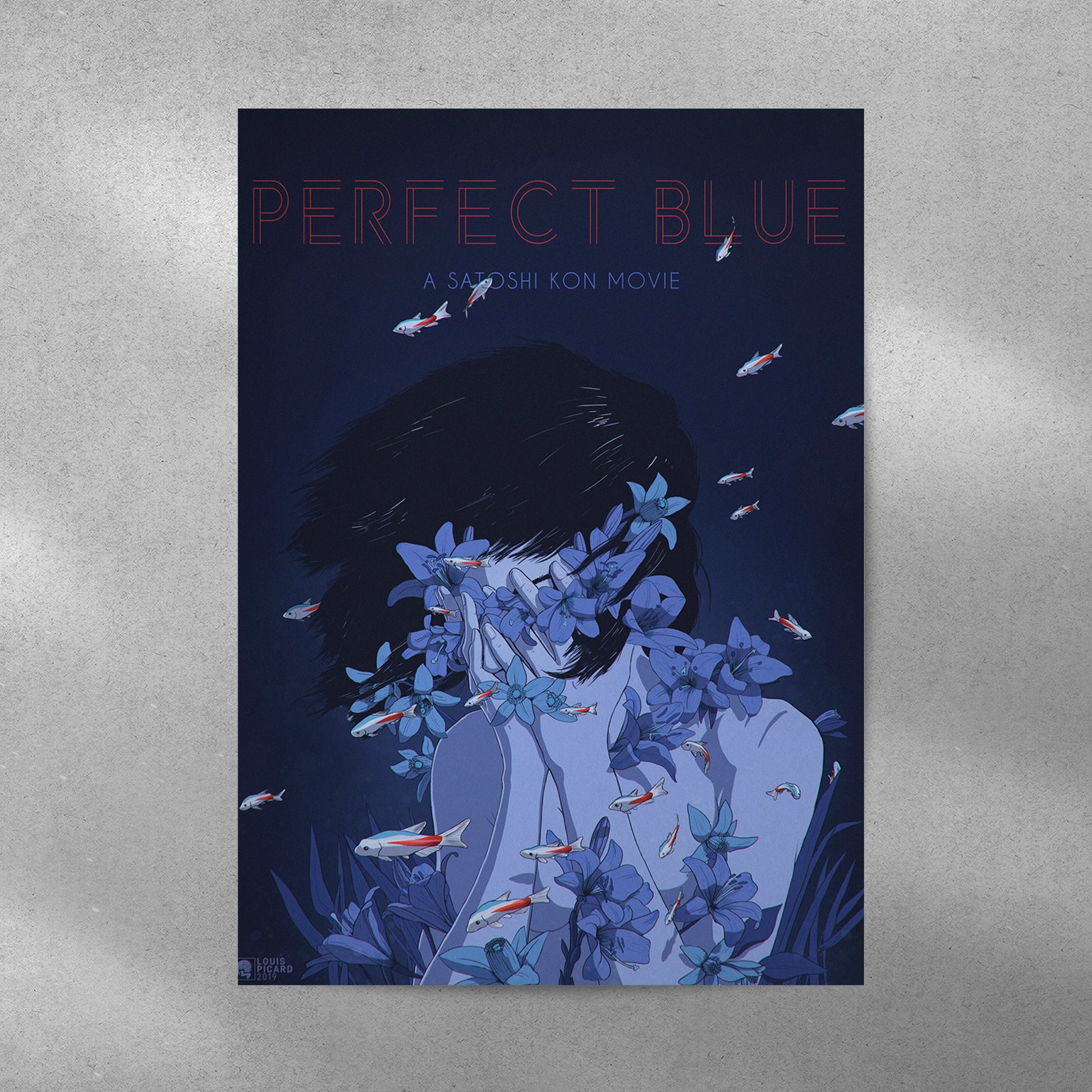 Perfect Blue Anime Aesthetic Metal Poster - Aesthetic Phone Cases - Culltique