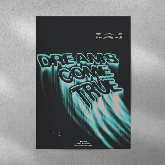 Dreams Y2K Aesthetic Metal Poster - Aesthetic Phone Cases - Culltique