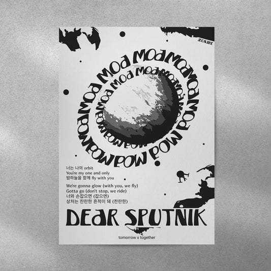 Sputnik Y2K Aesthetic Metal Poster - Aesthetic Phone Cases - Culltique
