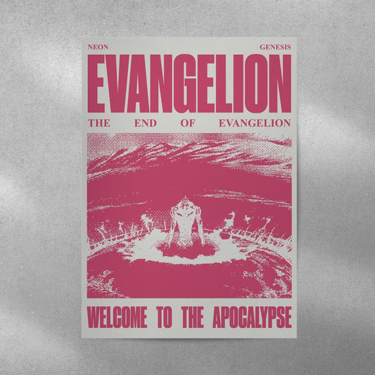 Evangelion Anime Aesthetic Metal Poster - Aesthetic Phone Cases - Culltique