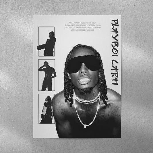 Playboi Carti Spotify Aesthetic Metal Poster - Aesthetic Phone Cases - Culltique