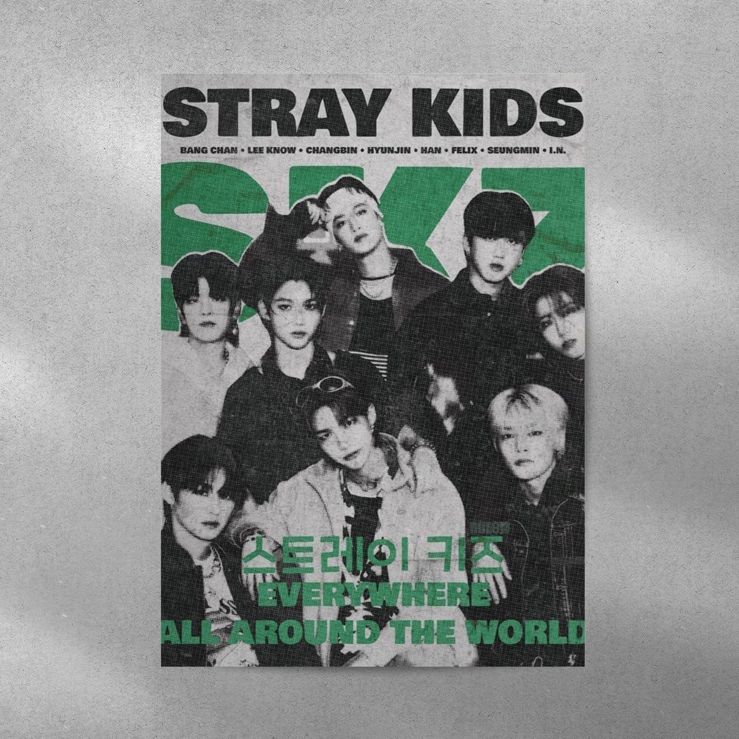 Stray Kids K-Pop Aesthetic Metal Poster - Aesthetic Phone Cases - Culltique