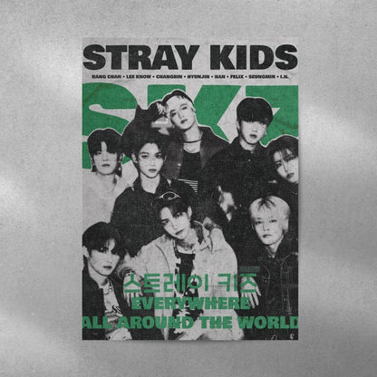 Stray Kids K-Pop Aesthetic Metal Poster - Aesthetic Phone Cases - Culltique