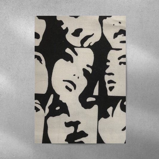 Faces Abstract Aesthetic Metal Poster - Aesthetic Phone Cases - Culltique