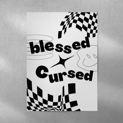 Blessed & Cursed K-Pop Aesthetic Metal Poster - Aesthetic Phone Cases - Culltique