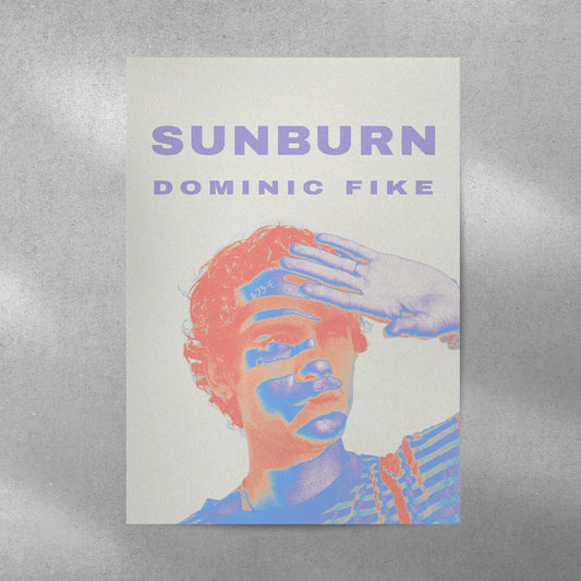 Sunburn Y2K Aesthetic Metal Poster