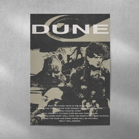 Dune Vintage Aesthetic Metal Poster - Aesthetic Phone Cases - Culltique