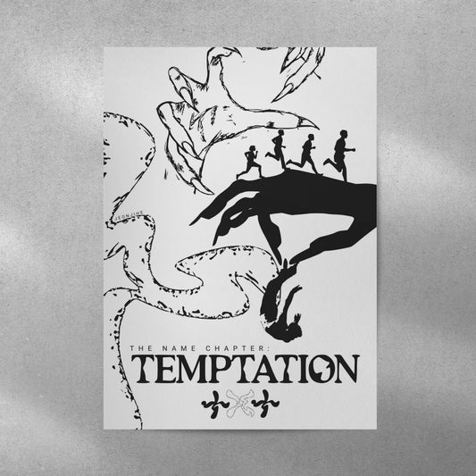 Temptation Y2K Aesthetic Metal Poster