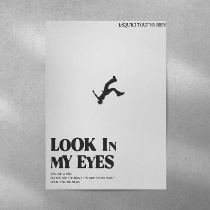 Travis Scott Look In My Eyes Spotify Aesthetic Metal Poster - Aesthetic Phone Cases - Culltique