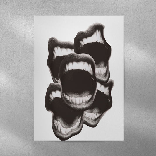 Scream Y2K Aesthetic Metal Poster