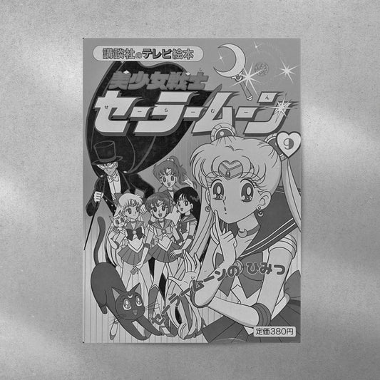 Sailor Moon Anime Aesthetic Metal Poster