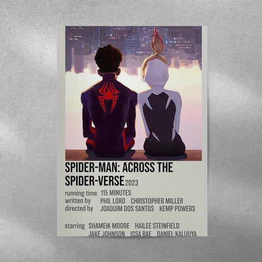 Spider-Man Pop Culture Aesthetic Metal Poster