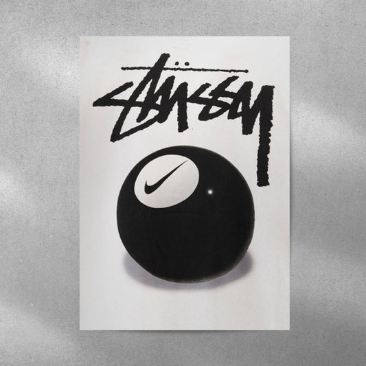 Stussy Pop Culture Aesthetic Metal Poster - Aesthetic Phone Cases - Culltique