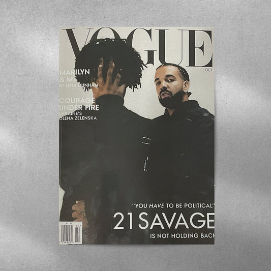 Drake & 21 Savage Spotify Aesthetic Metal Poster - Aesthetic Phone Cases - Culltique