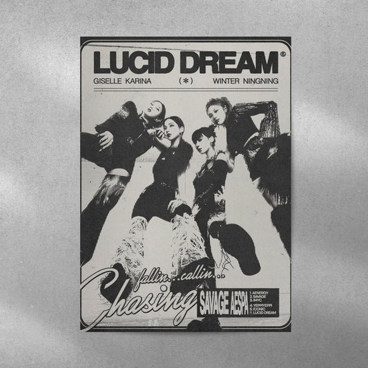 Lucid Dream K-Pop Aesthetic Metal Poster - Aesthetic Phone Cases - Culltique