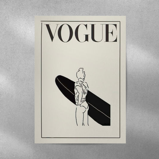 Vogue Minimal Pop Culture Aesthetic Metal Poster - Aesthetic Phone Cases - Culltique