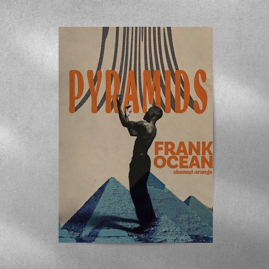 Pyramids Frank Ocean Spotify Aesthetic Metal Poster - Aesthetic Phone Cases - Culltique