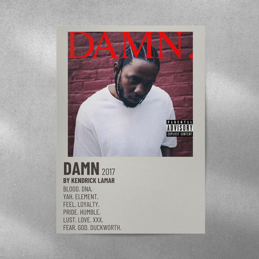 Kendrick Lamar Card Spotify Aesthetic Metal Poster - Aesthetic Phone Cases - Culltique