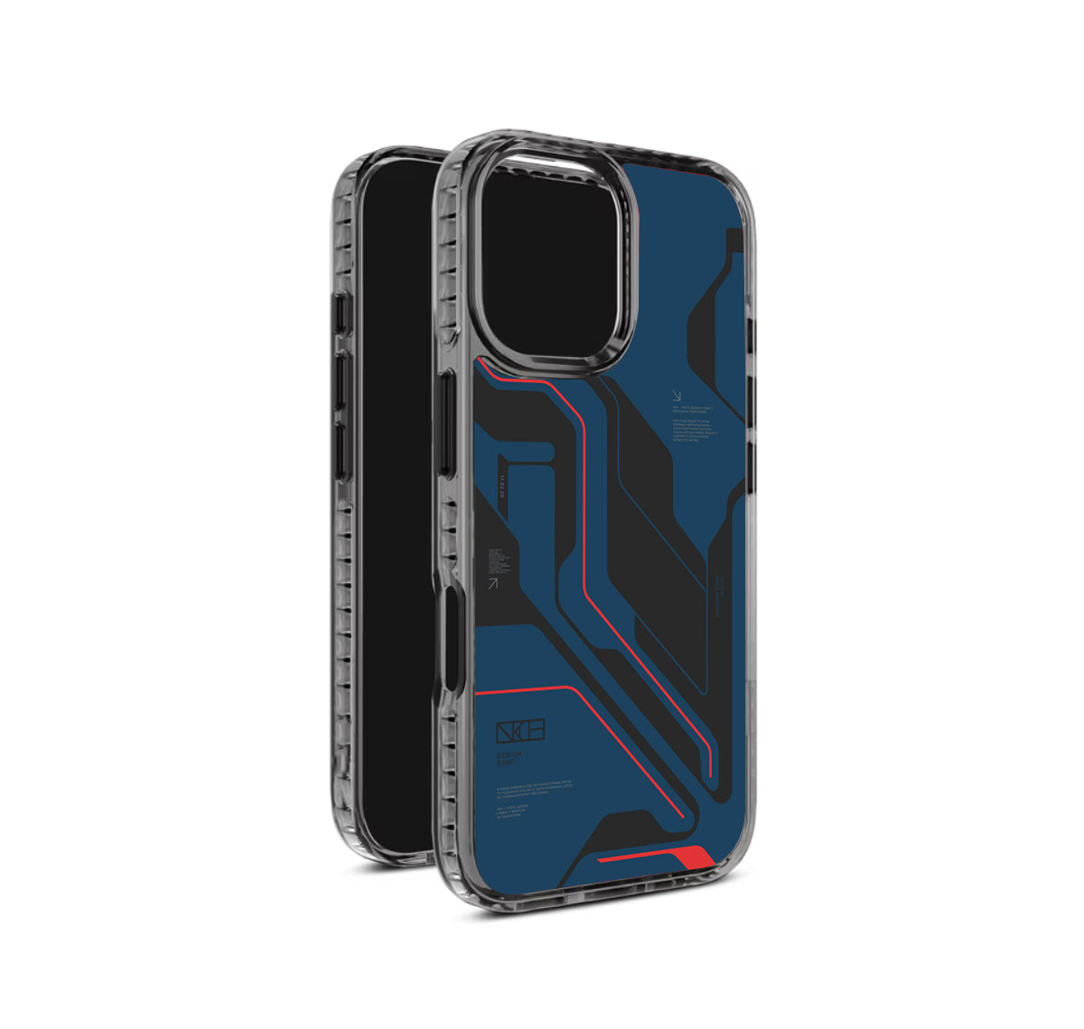 Cyber Circuit Blue Stride 2.0 Phone Case Cover