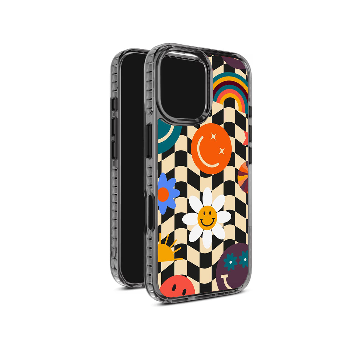 Floral Checkers Pattern Stride 2.0 Phone Case Cover