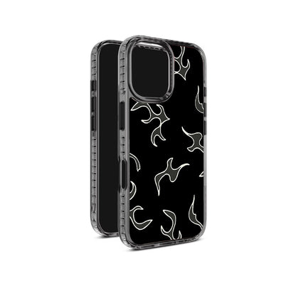 White Flames Pattern Stride 2.0 Phone Case Cover